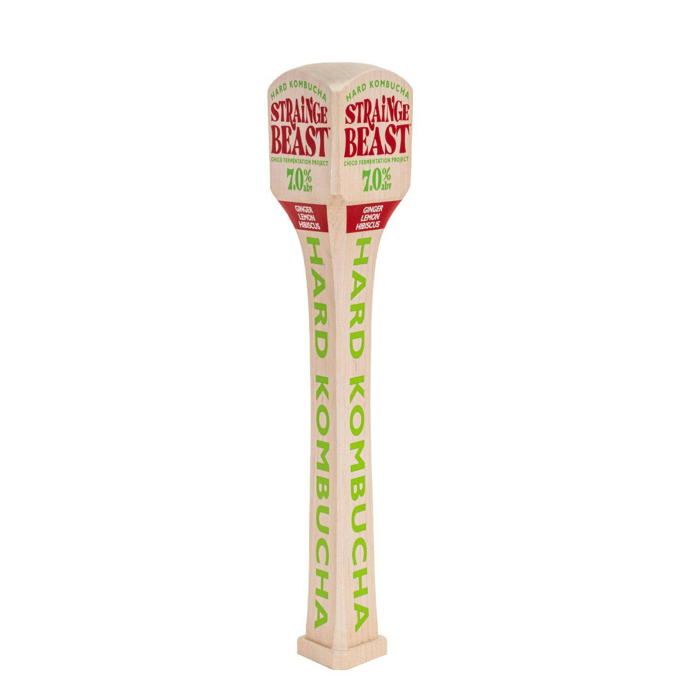 Sierra Nevada Brewing Co. Strainge Beast tap handle - an angled full view of the tap handle