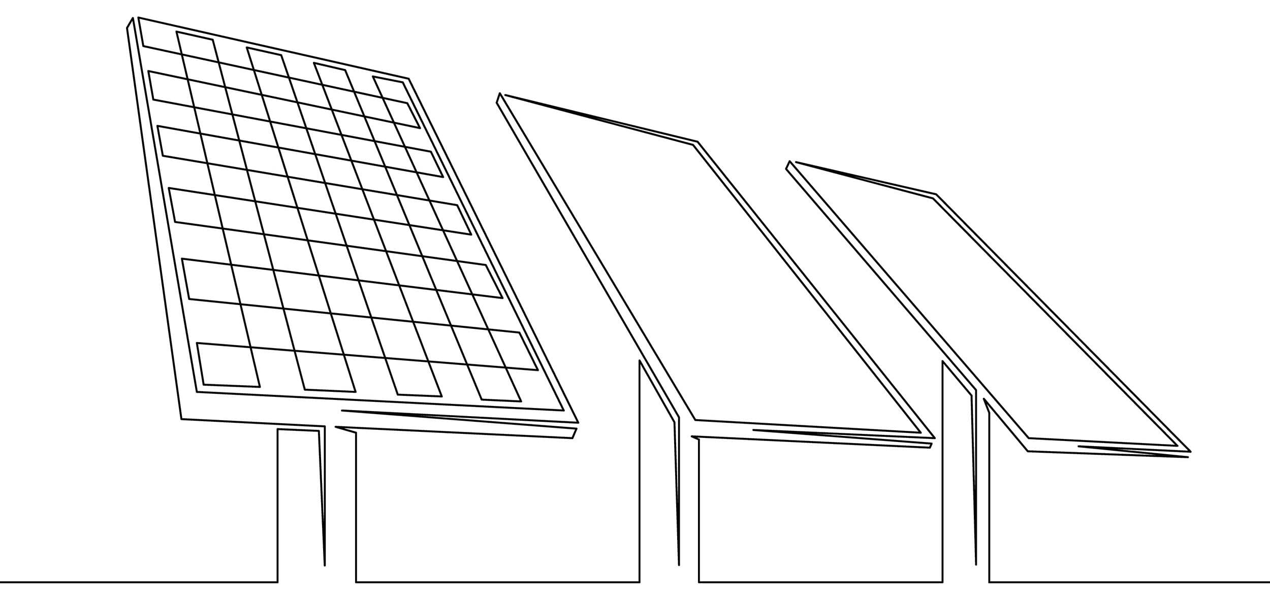 solar panel graphic