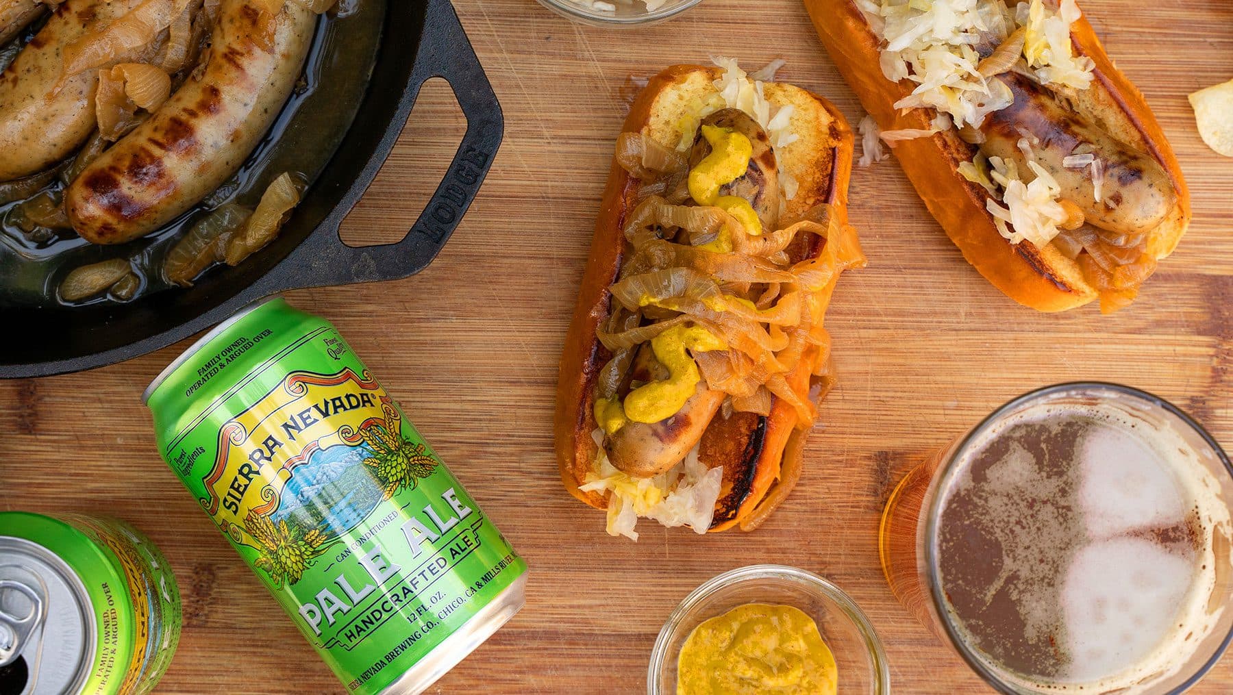 Grilled Beer Brats - Sarcastic Cooking