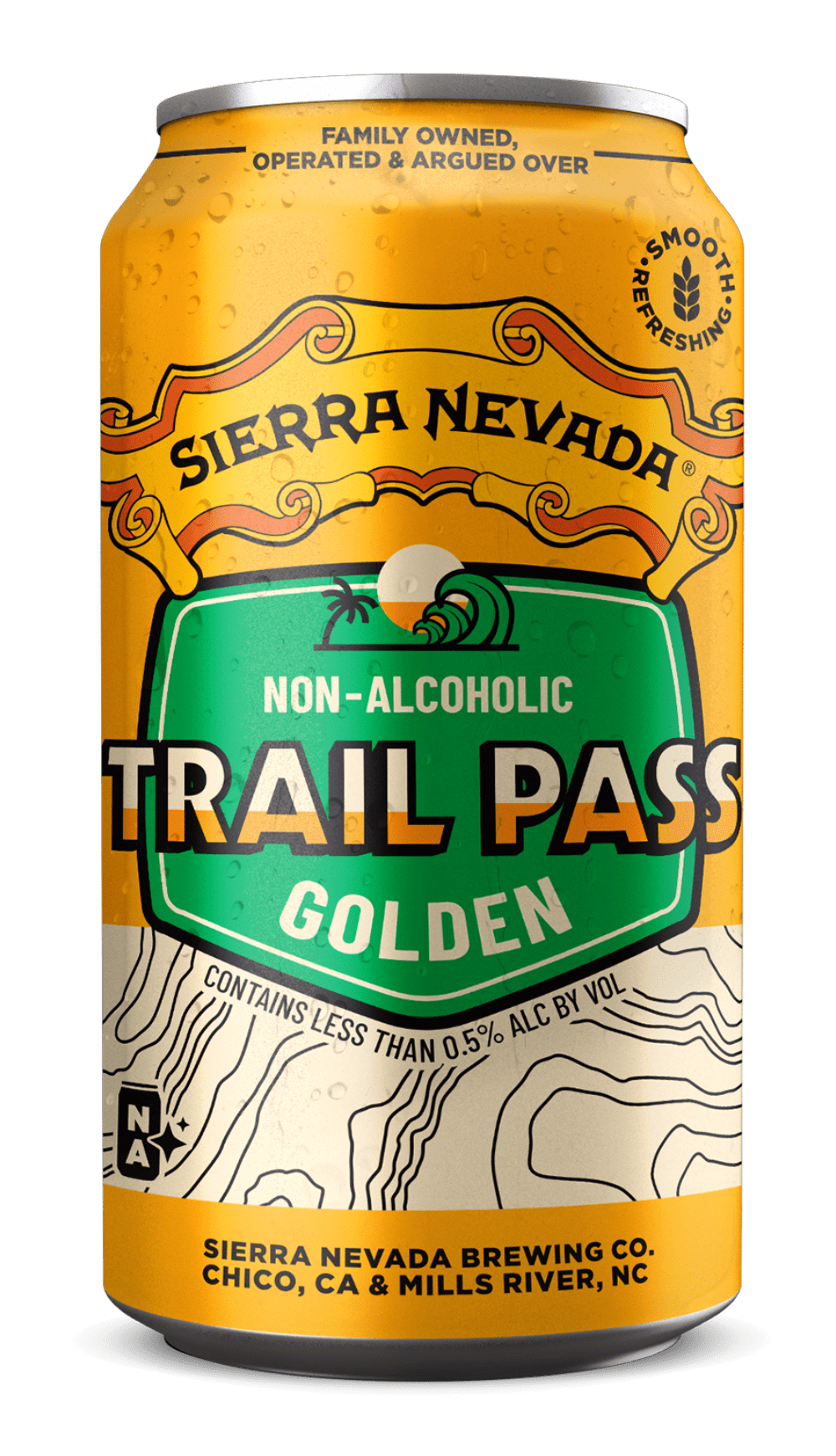 Trail Pass Golden, Non-Alcoholic Craft Brew