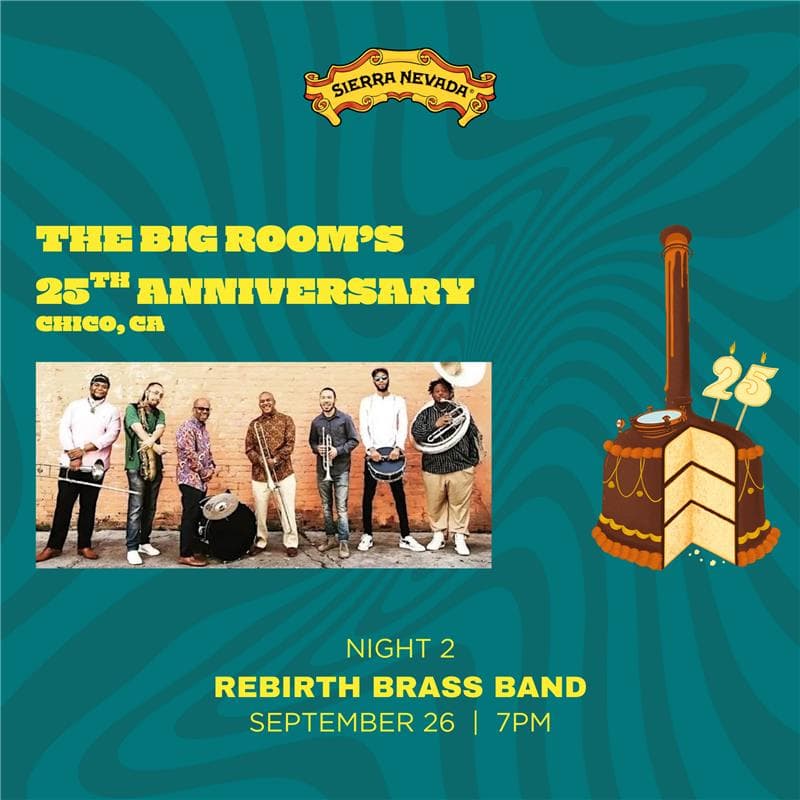 Rebirth Brass Band | The Big Room’s 25th Anniversary!