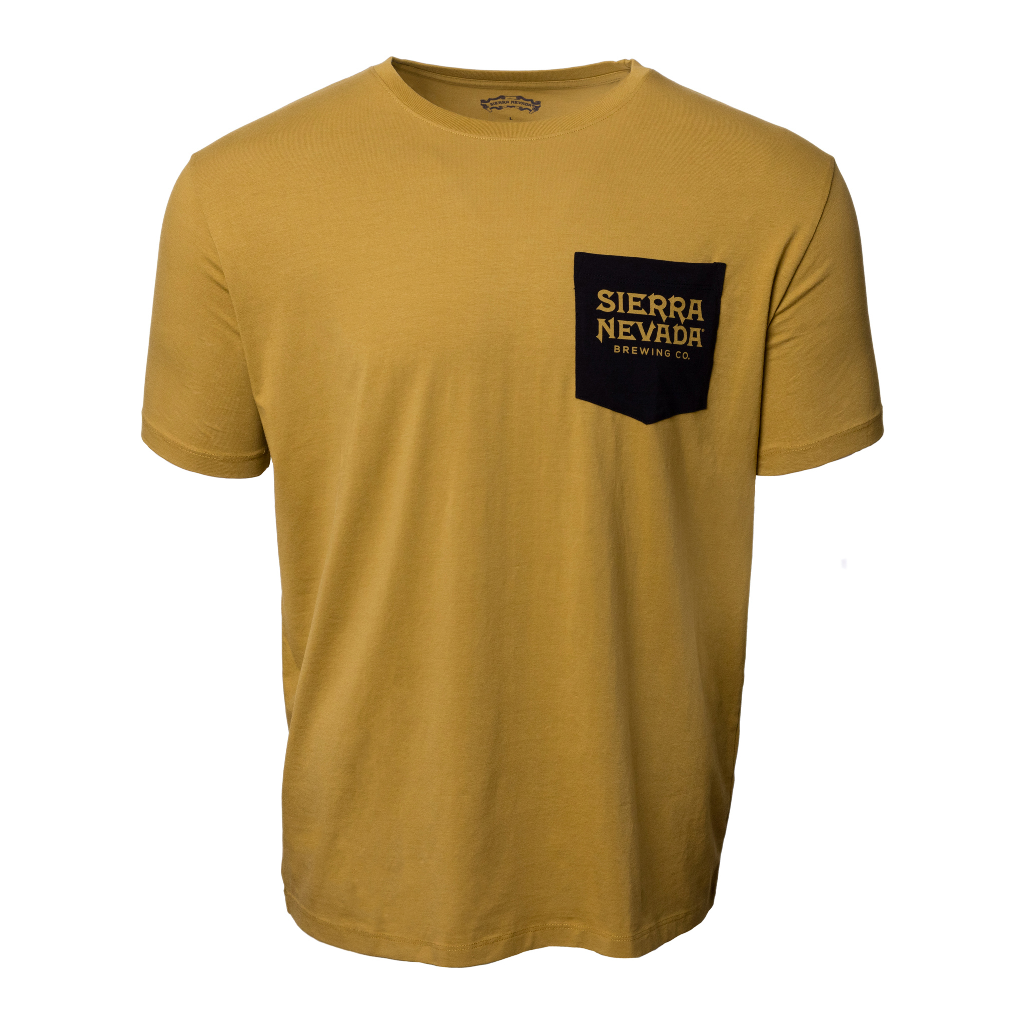 ROVE Mountain Gradient Pocket Tee Gold front view