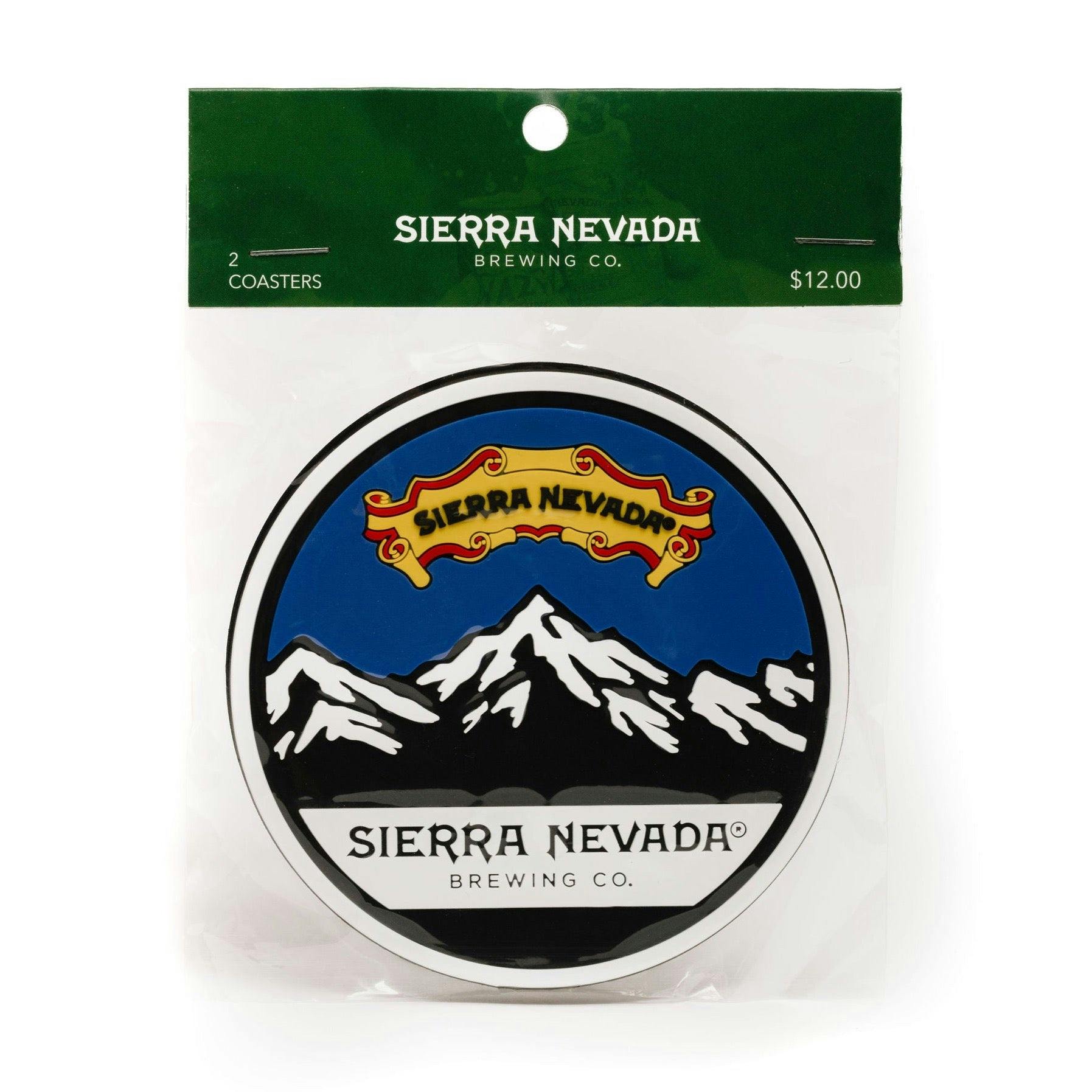 Sierra Nevada Brewing Co. rubberized coasters 2-pack