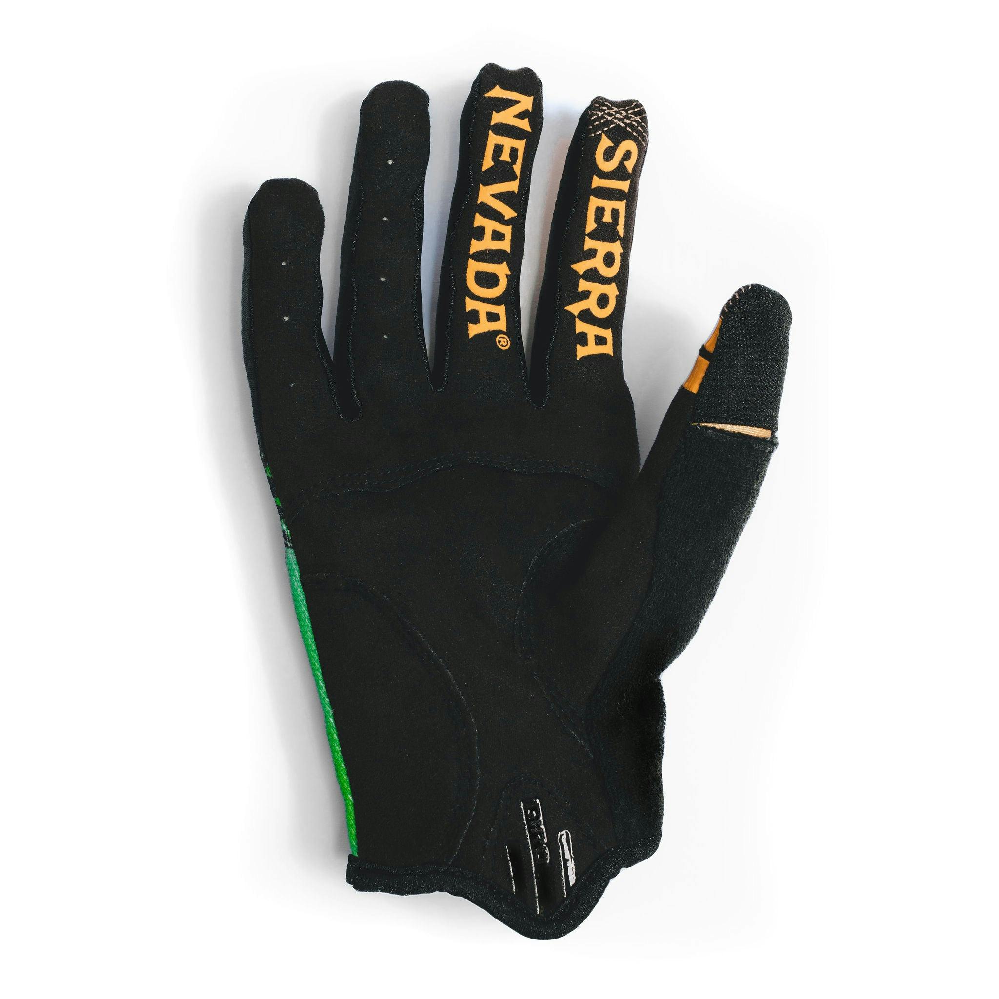 Sierra Nevada x Giro cycling gloves - bottom/palm view