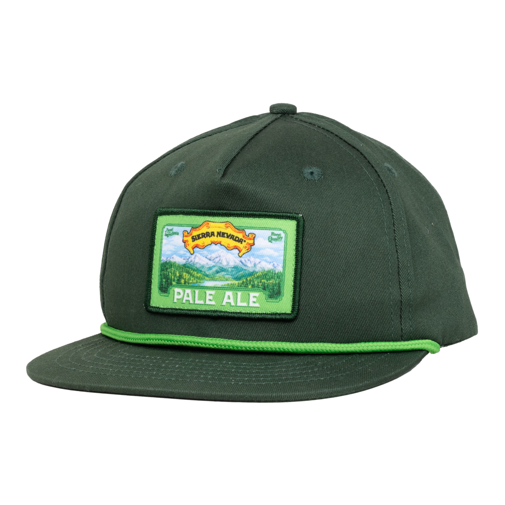 Pale Ale Unstructured Hat Green - SierraNevadaPaleAleHat_Front