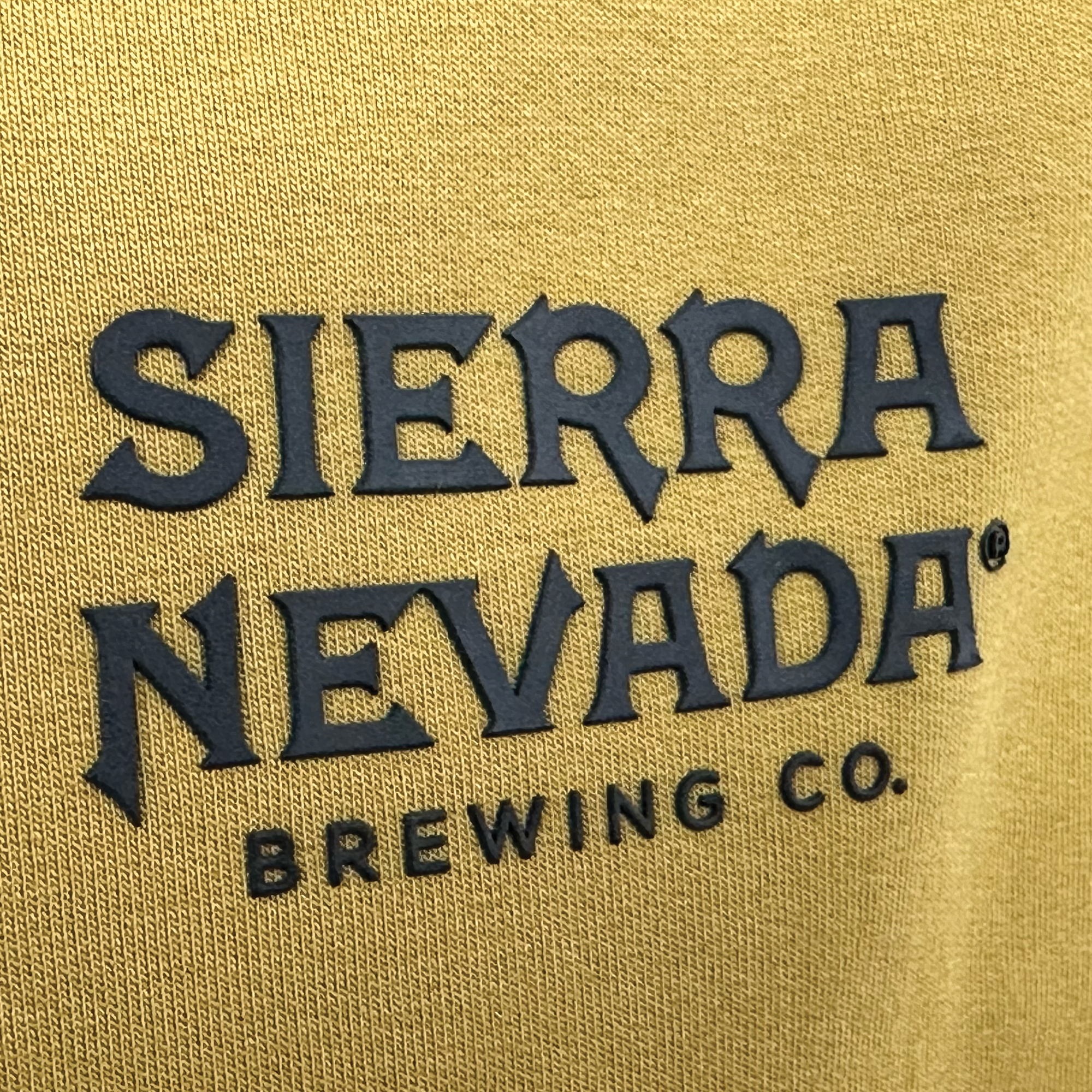 Sierra Nevada X ROVE Wordmark Zip Hoodie detail shot
