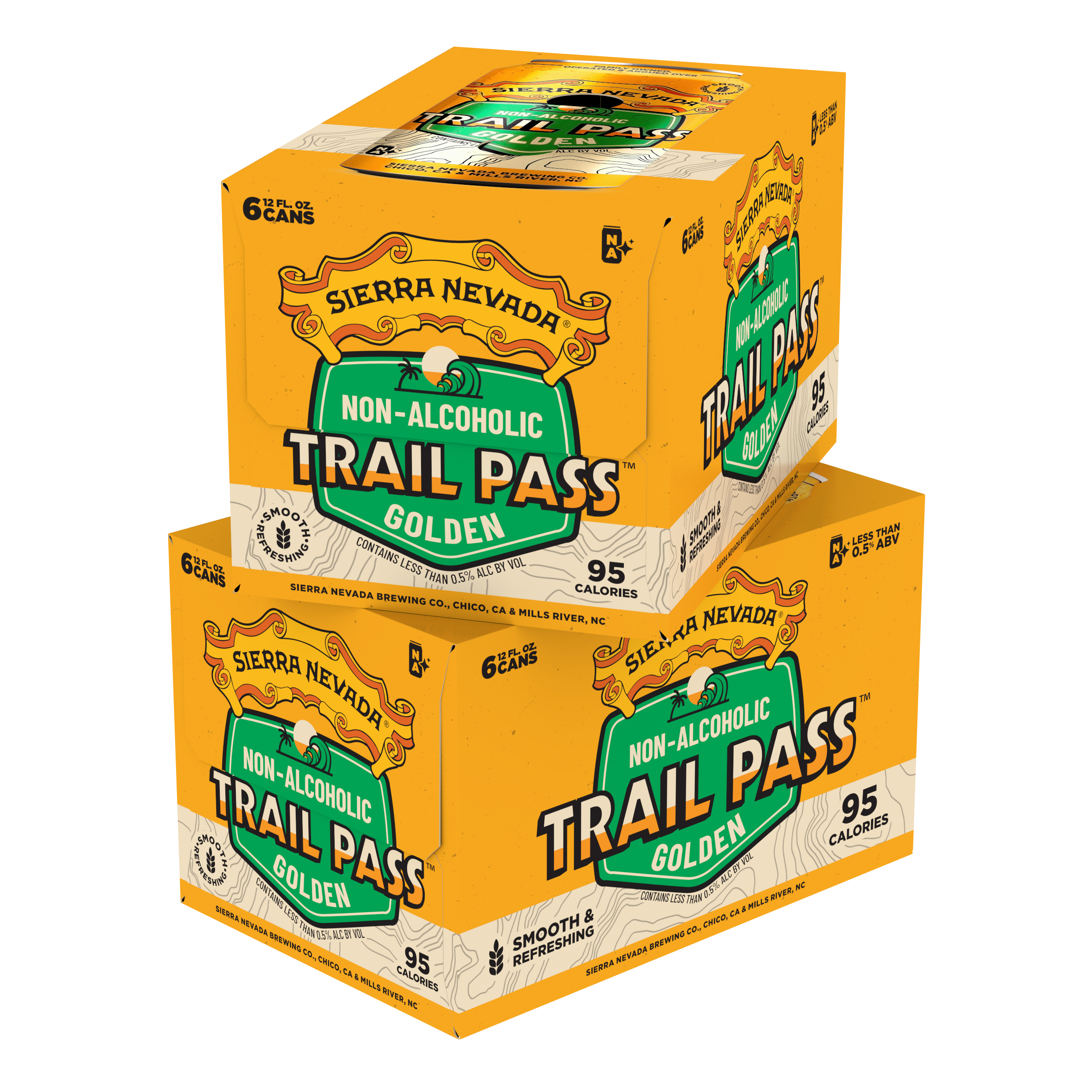 Sierra Nevada Brewing Co. Trail Pass Golden Non-Alcoholic Brew - 12 Pack