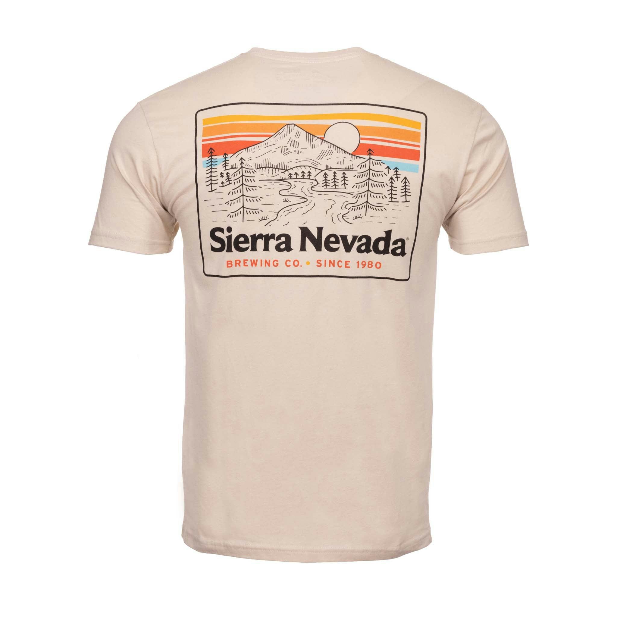 Sierra Nevada Trail Cream T-Shirt - Back view