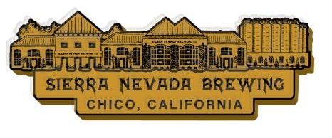Sierra Nevada Chico CA brewery facade magnet