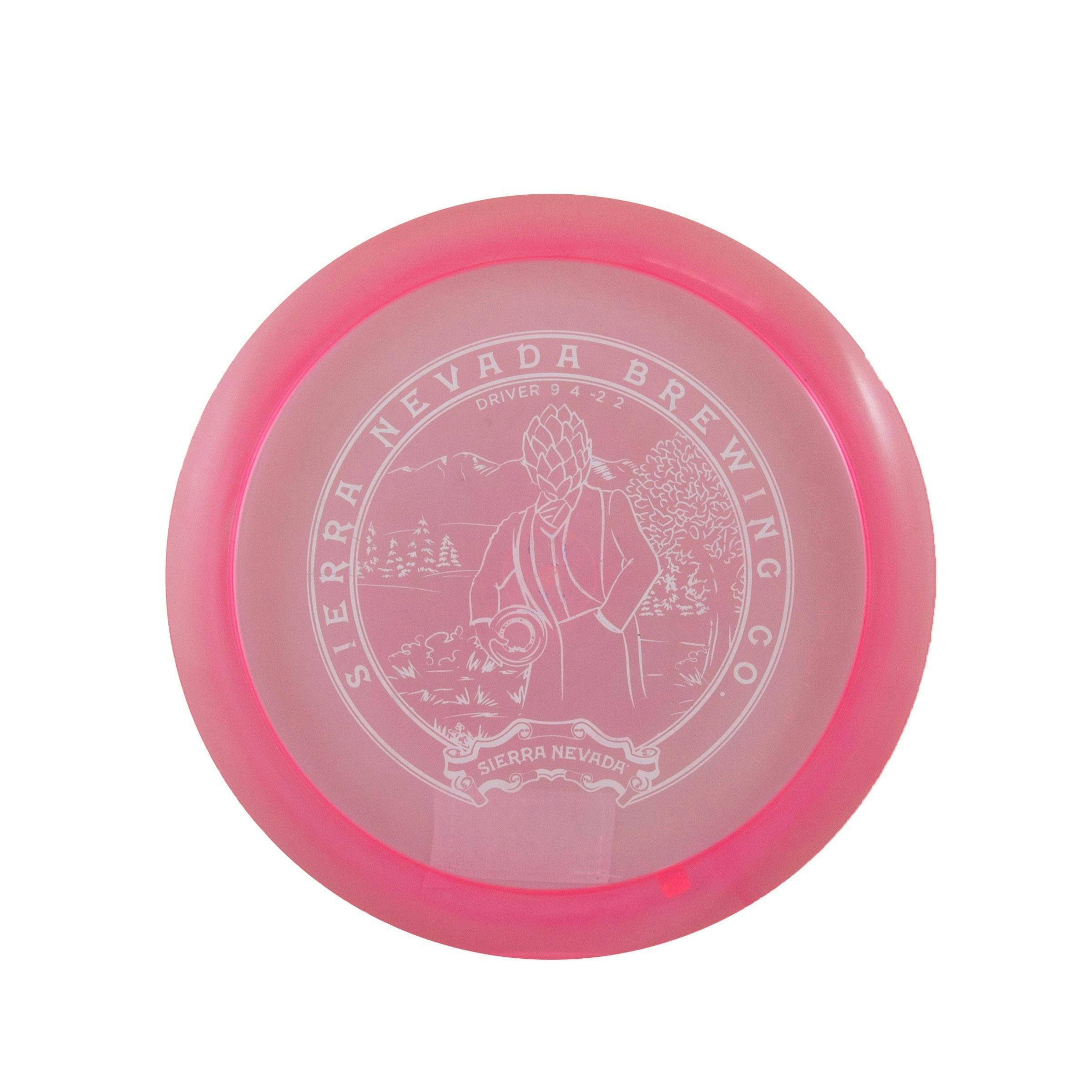 Sierra Nevada disc golf disc - pink