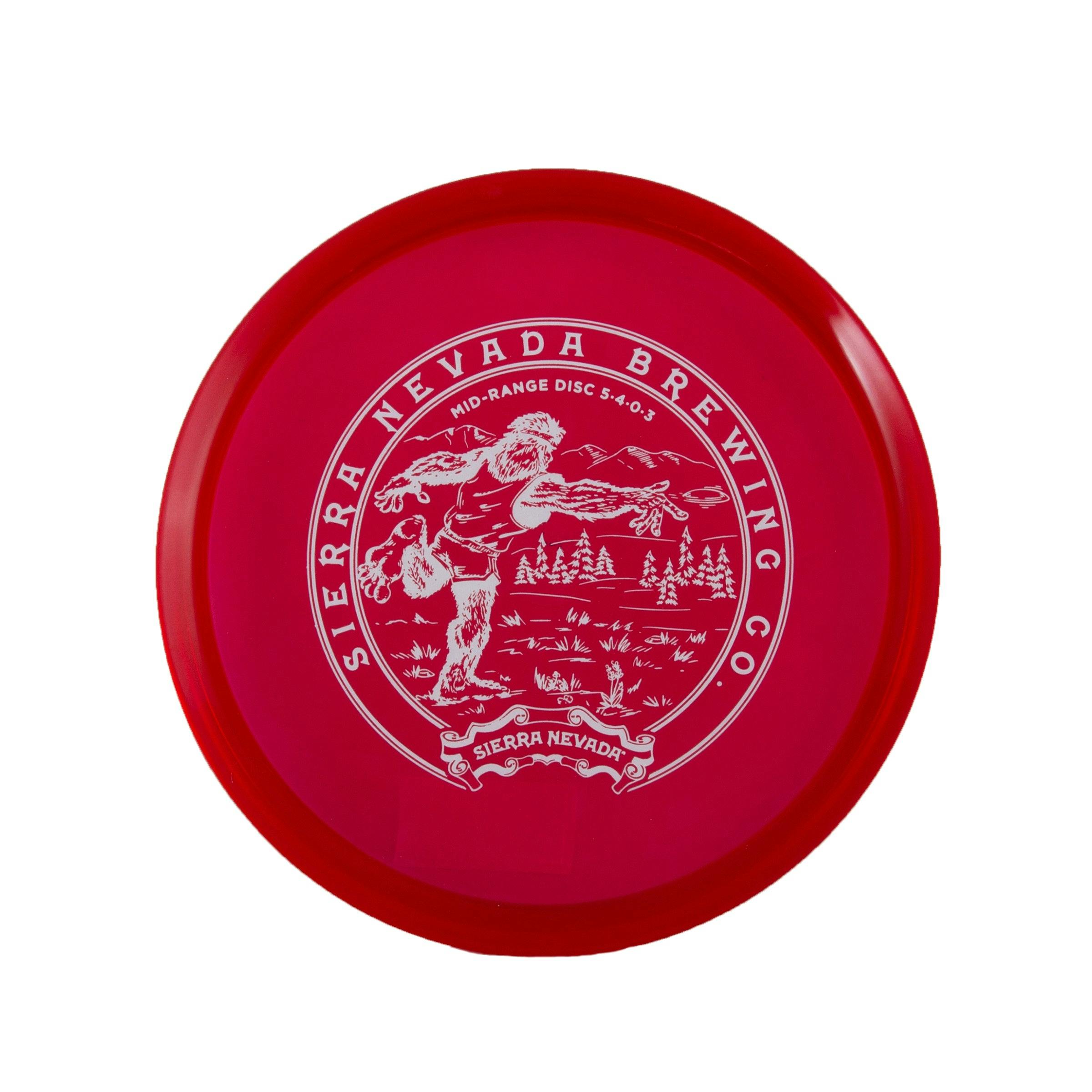 Sierra Nevada disc golf disc - red