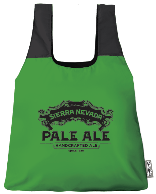 ChicoBag reusable shopping tote with Sierra Nevada Pale Ale graphic