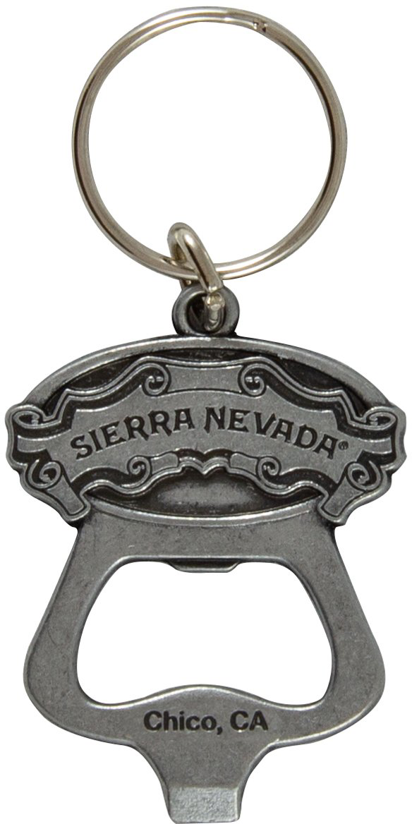 Sierra Nevada Brewery 2 sided keychain bottle opener