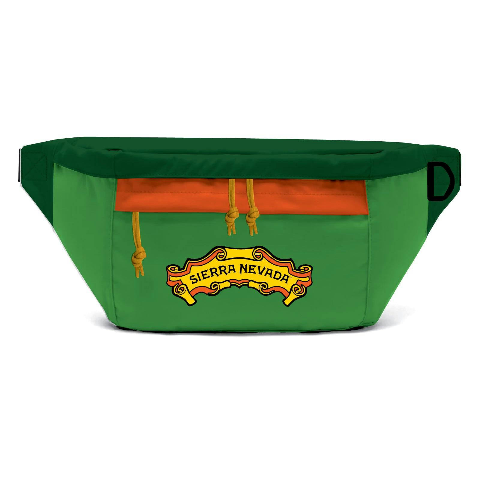 Sierra Nevada green fanny pack - front view