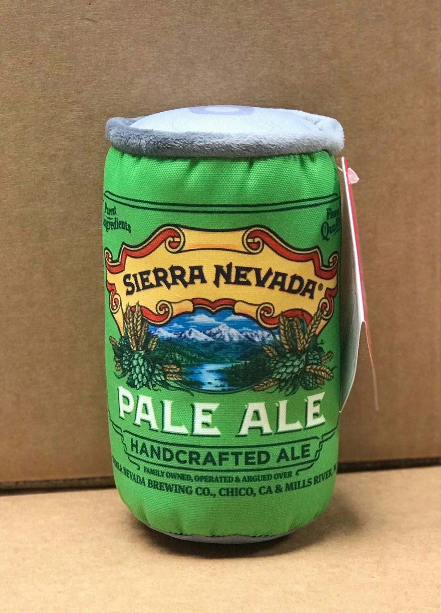 Sierra Nevada Pale Ale can plush dog toy