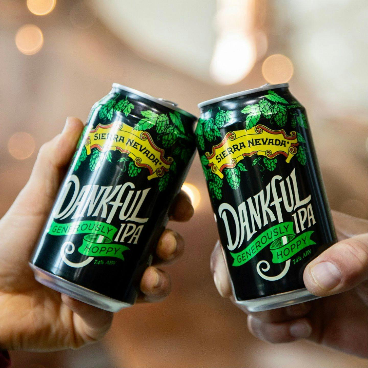 Cheersing Dankful IPA beer cans