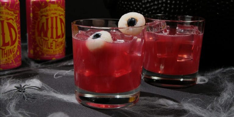 Halloween cocktail with Wild Little Thing